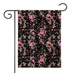 Pink Floral Flower Pattern Print House Flag