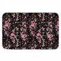 Pink Floral Flower Pattern Print Indoor Door Mat