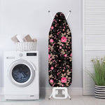 Pink Floral Flower Pattern Print Ironing Board Cover