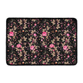 Pink Floral Flower Pattern Print Kitchen Mat