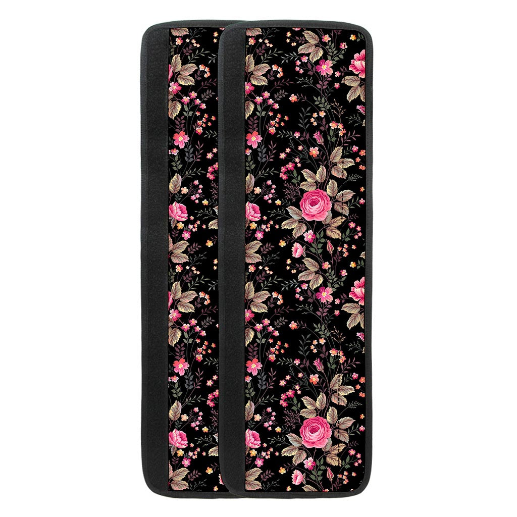 Pink Floral Flower Pattern Print Refrigerator Handle Covers