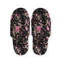 Pink Floral Flower Pattern Print Slippers