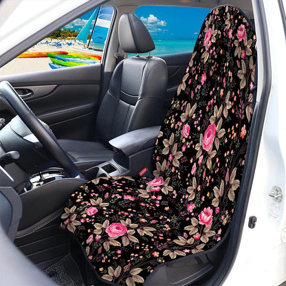 Pink Floral Flower Pattern Print Waterproof Car Seat Cover