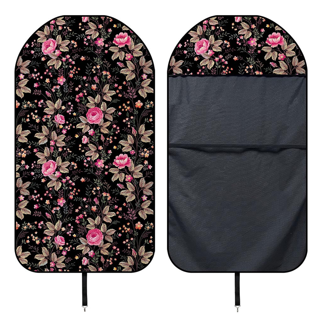 Pink Floral Flower Pattern Print Waterproof Car Seat Cover