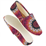Pink Flower Kaleidoscope Print Casual Shoes