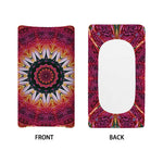 Pink Flower Kaleidoscope Print Changing Pad Cover