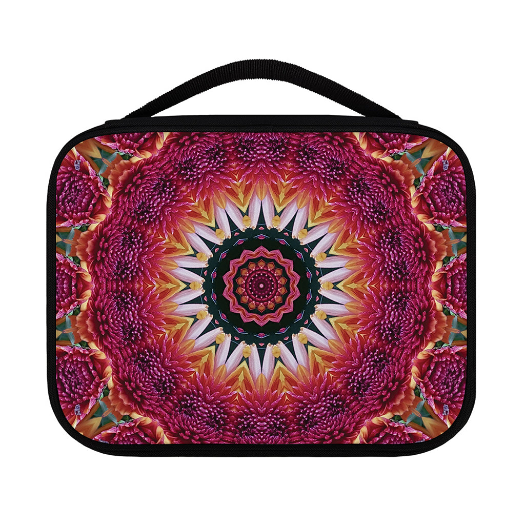 Pink Flower Kaleidoscope Print Classic Bible Case