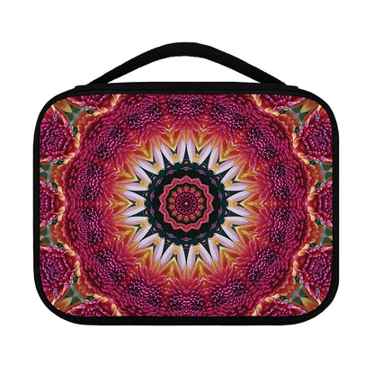 Pink Flower Kaleidoscope Print Classic Bible Case