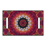 Pink Flower Kaleidoscope Print Golf Cart Seat Cover