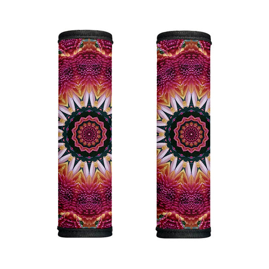 Pink Flower Kaleidoscope Print Handle Covers