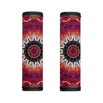 Pink Flower Kaleidoscope Print Handle Covers