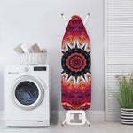 Pink Flower Kaleidoscope Print Ironing Board Cover