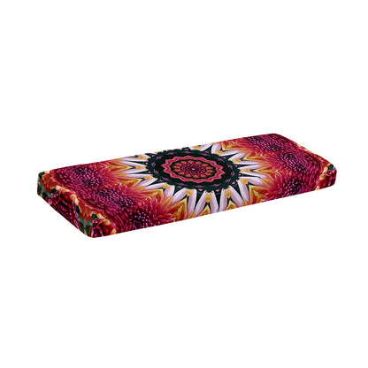 Pink Flower Kaleidoscope Print Piano Keyboard Cover