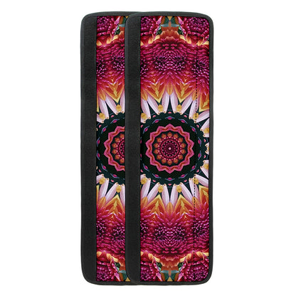 Pink Flower Kaleidoscope Print Refrigerator Handle Covers