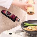 Pink Flower Kaleidoscope Print Skillet Handle Cover