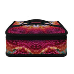 Pink Flower Kaleidoscope Print Small Lunch Bag