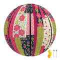 Pink Flower Patchwork Pattern Print Basketball