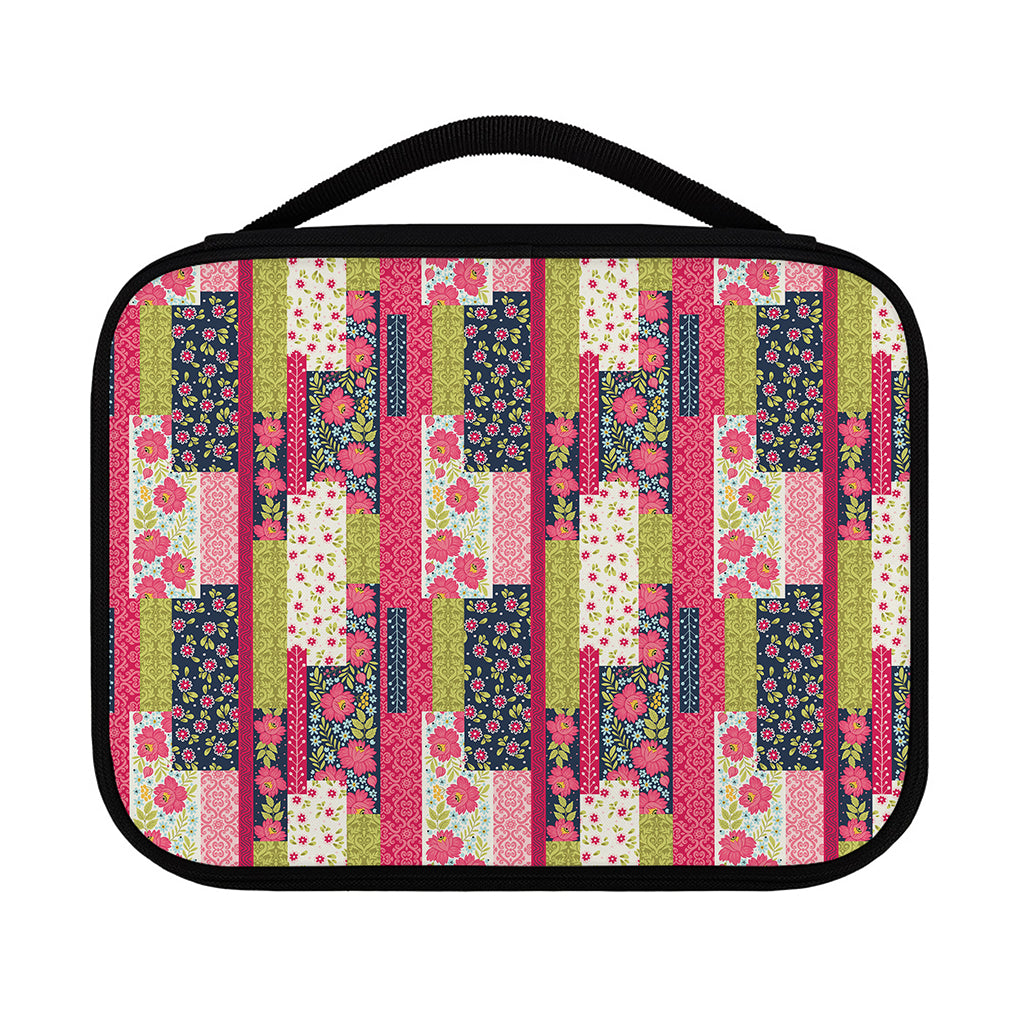 Pink Flower Patchwork Pattern Print Classic Bible Case