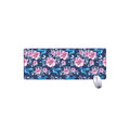 Pink Flowers And Hummingbird Print Extended Mouse Pad