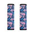 Pink Flowers And Hummingbird Print Handle Covers