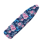 Pink Flowers And Hummingbird Print Ironing Board Cover