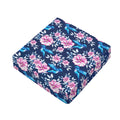 Pink Flowers And Hummingbird Print Outdoor Seat Cushion Cover
