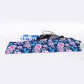 Pink Flowers And Hummingbird Print Sports Towel
