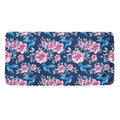 Pink Flowers And Hummingbird Print Towel