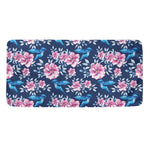 Pink Flowers And Hummingbird Print Towel