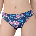 Pink Flowers And Hummingbird Print Women's Panties