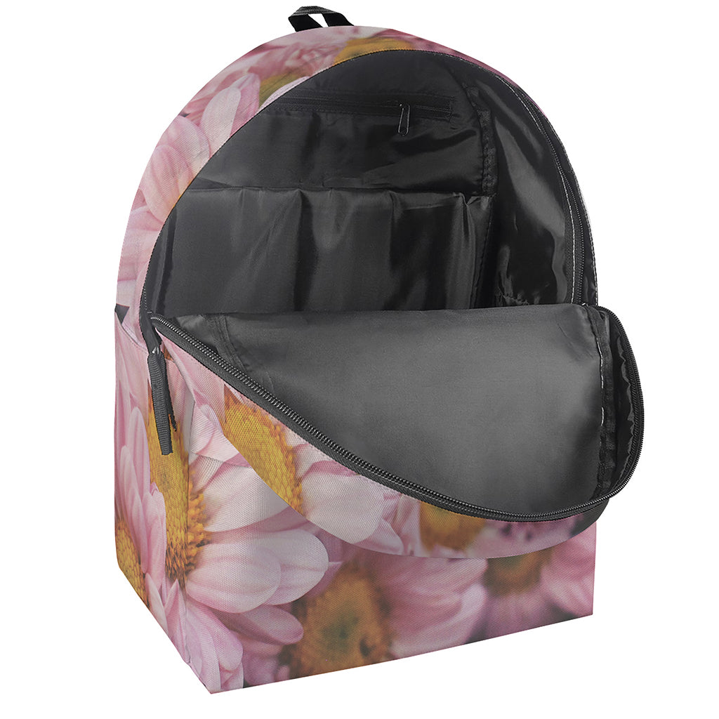 Pink Flowers Print Backpack