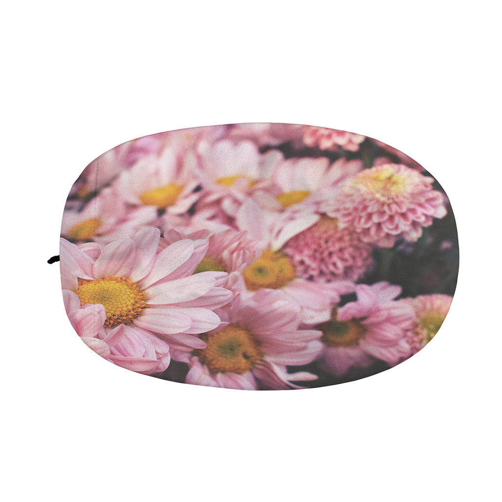 Pink Flowers Print Car Side Mirror Covers