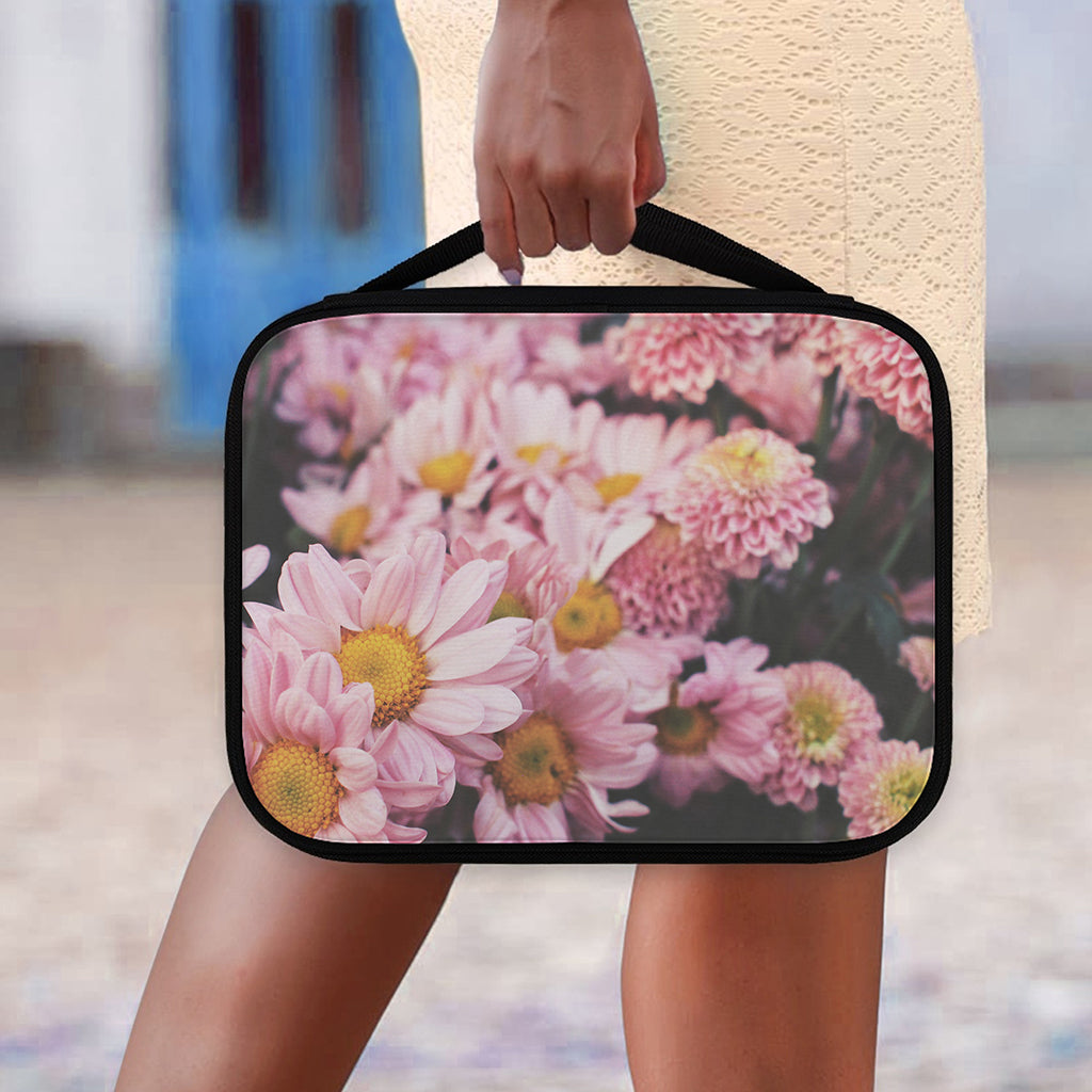 Pink Flowers Print Classic Bible Case