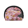 Pink Flowers Print Coin Purse