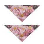 Pink Flowers Print Dog Bandana