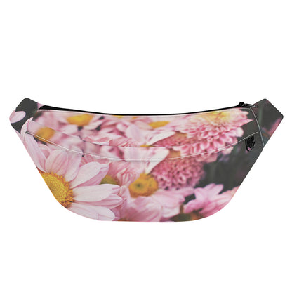 Pink Flowers Print Fanny Pack