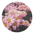Pink Flowers Print Round Blanket