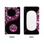 Pink Flowers Yin Yang Print Changing Pad Cover