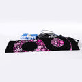 Pink Flowers Yin Yang Print Sports Towel