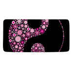 Pink Flowers Yin Yang Print Towel