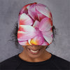 Pink Frangipani Flower Print Baseball Cap