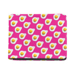 Pink Fried Eggs Pattern Print Bifold Wallet