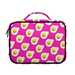 Pink Fried Eggs Pattern Print Briefcase Bible Bag