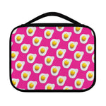 Pink Fried Eggs Pattern Print Classic Bible Case