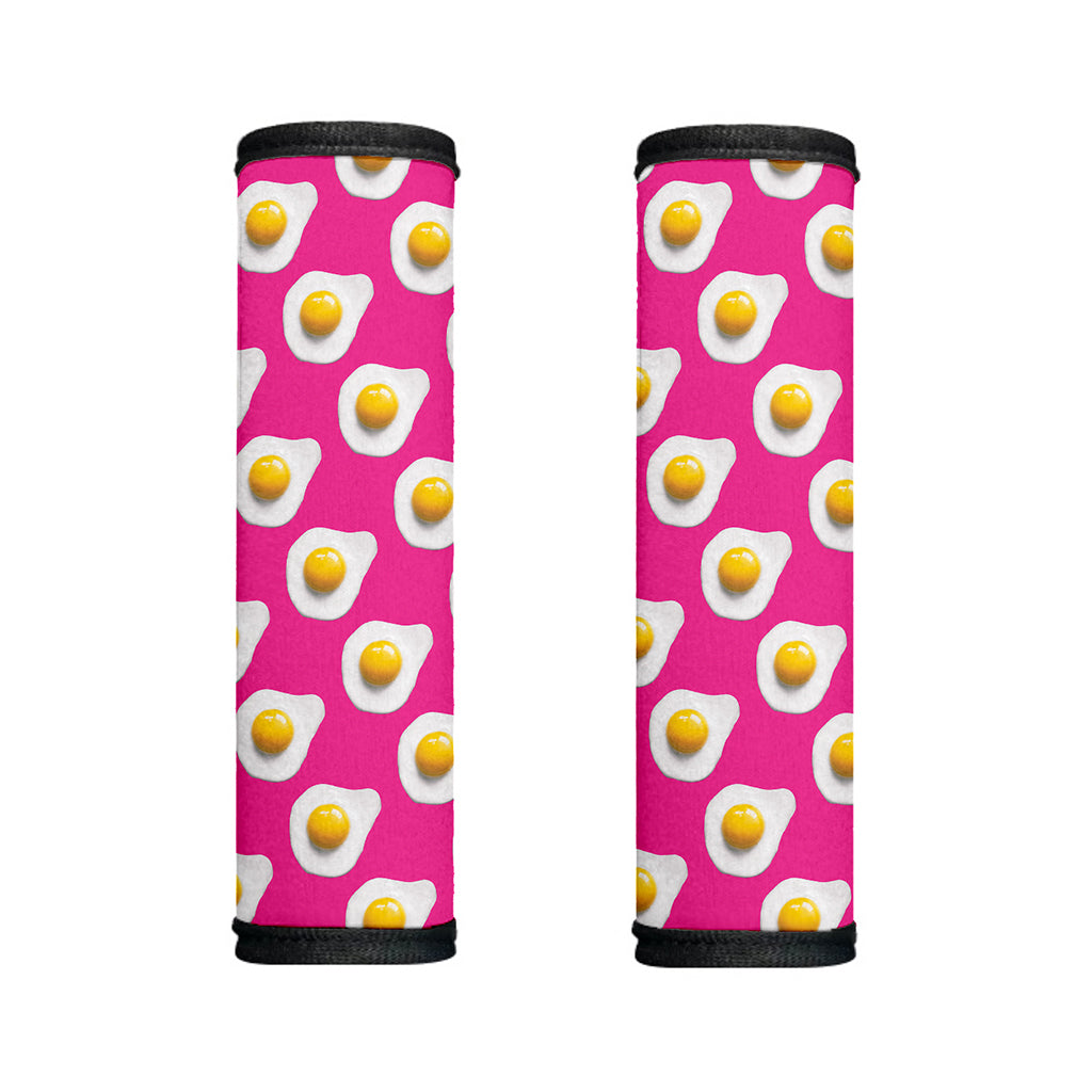 Pink Fried Eggs Pattern Print Handle Covers