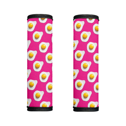Pink Fried Eggs Pattern Print Handle Covers