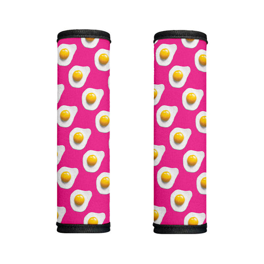 Pink Fried Eggs Pattern Print Handle Covers