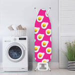Pink Fried Eggs Pattern Print Ironing Board Cover