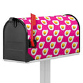 Pink Fried Eggs Pattern Print Mailbox Cover