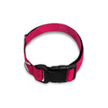 Pink Geometric Square Pattern Print Dog Collar